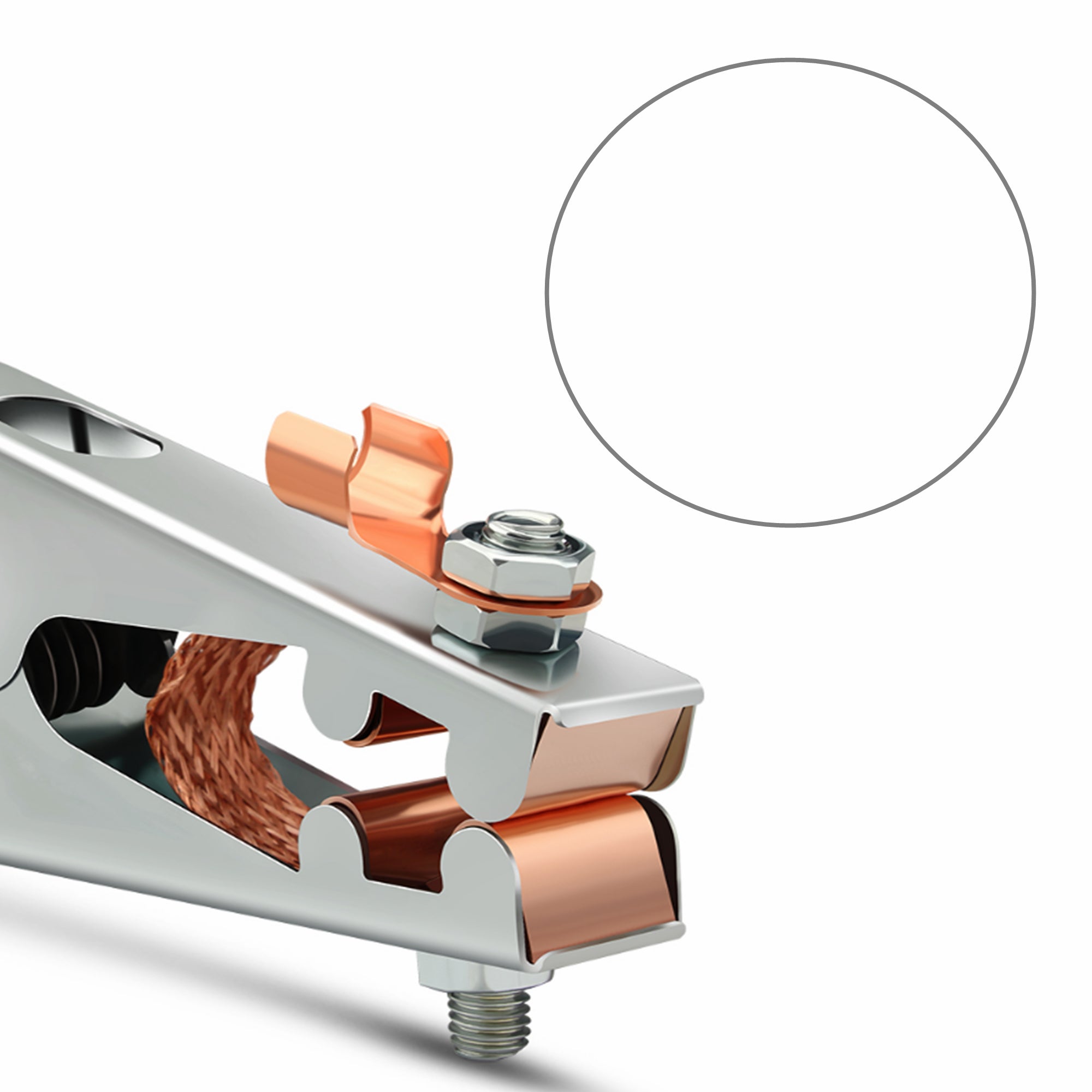 SSimder Professional Welding Electrode Holder & Ground Clamp Set - Heavy Duty Copper Clamp for Arc Welding - Perfect for DIY Projects, Metal Fabrication & Home Repairs