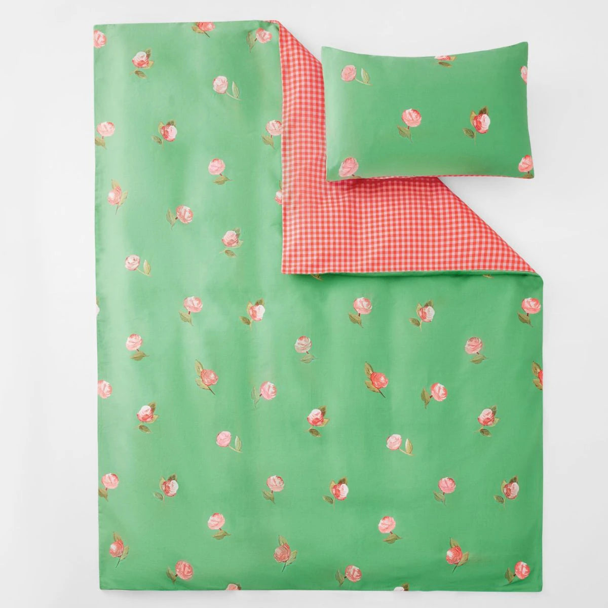 Sheridan Elsey Garden Kids Quilt Cover Set - Soft Floral Bedding for Toddlers & Children - Perfect for Nursery, Bedroom Decor & Gift Giving