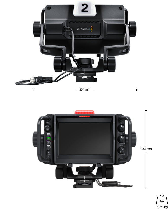 Blackmagic URSA Studio Viewfinder G2 - Professional HD Viewfinder for Blackmagic URSA Cameras | Perfect for Film Production, Live Broadcasting & Studio Shooting
