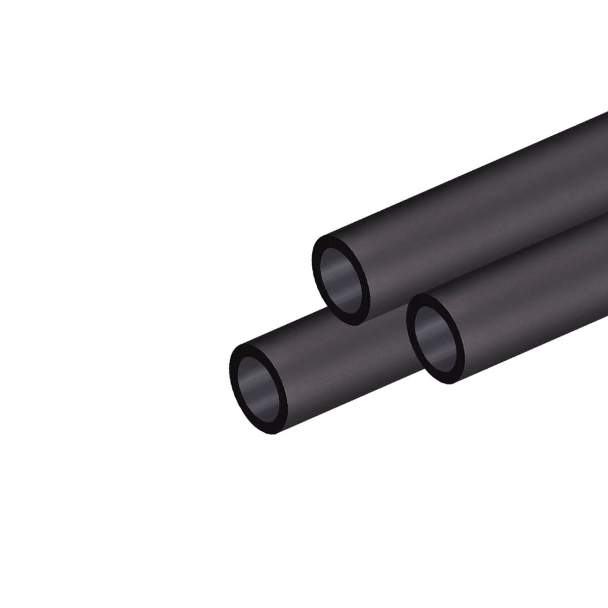 Corsair Hydro X Series XT Hardline 14mm Satin Black Tubing (3 x 1M) - Premium Water Cooling Kit for PC Custom Loop Builds - Perfect for Gaming Rigs and High-Performance Computers