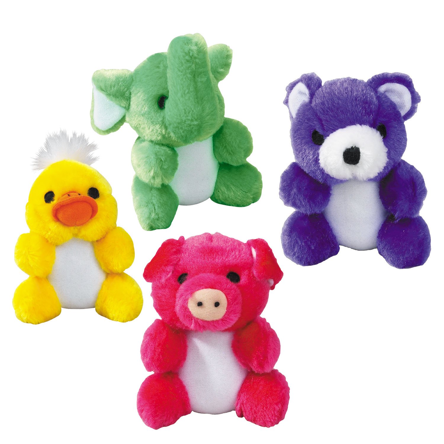 Zanies Kutie Pies Ellie Elephant Plush Dog Toy - Soft & Durable Chew Toy for Small & Medium Dogs - Perfect for Playtime, Training & Cuddling