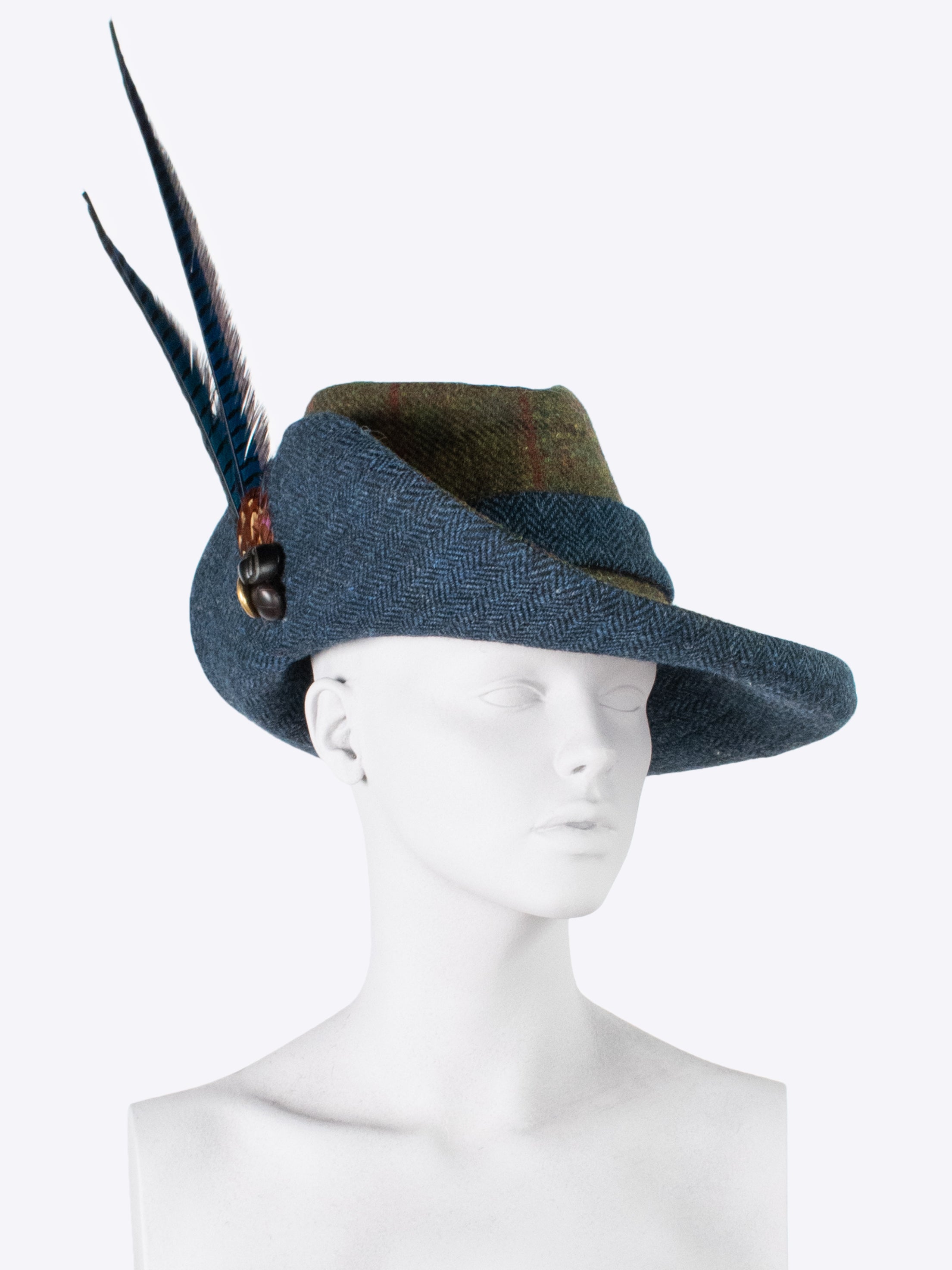 Waterproof Wide Brim Sun Hat for Women & Men - UV Protection Outdoor Summer Hat in Green & Navy Blue - Perfect for Beach, Hiking, Gardening, and Travel