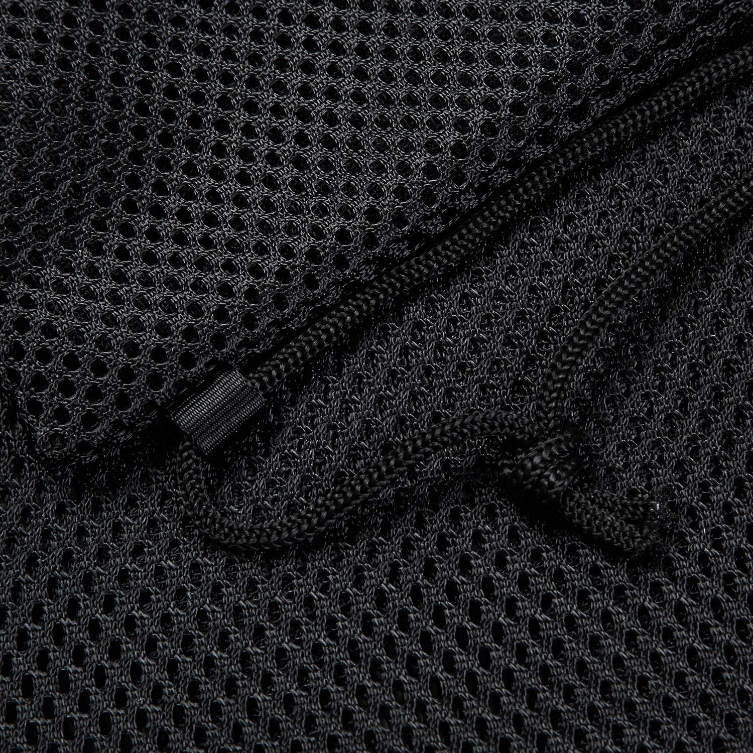 Frienda Mesh Drawstring Backpack - Lightweight Breathable Gym Bag for Swimming, Sports, Travel & Beach - Perfect for Workout Clothes, Swimwear & Essentials (Black)