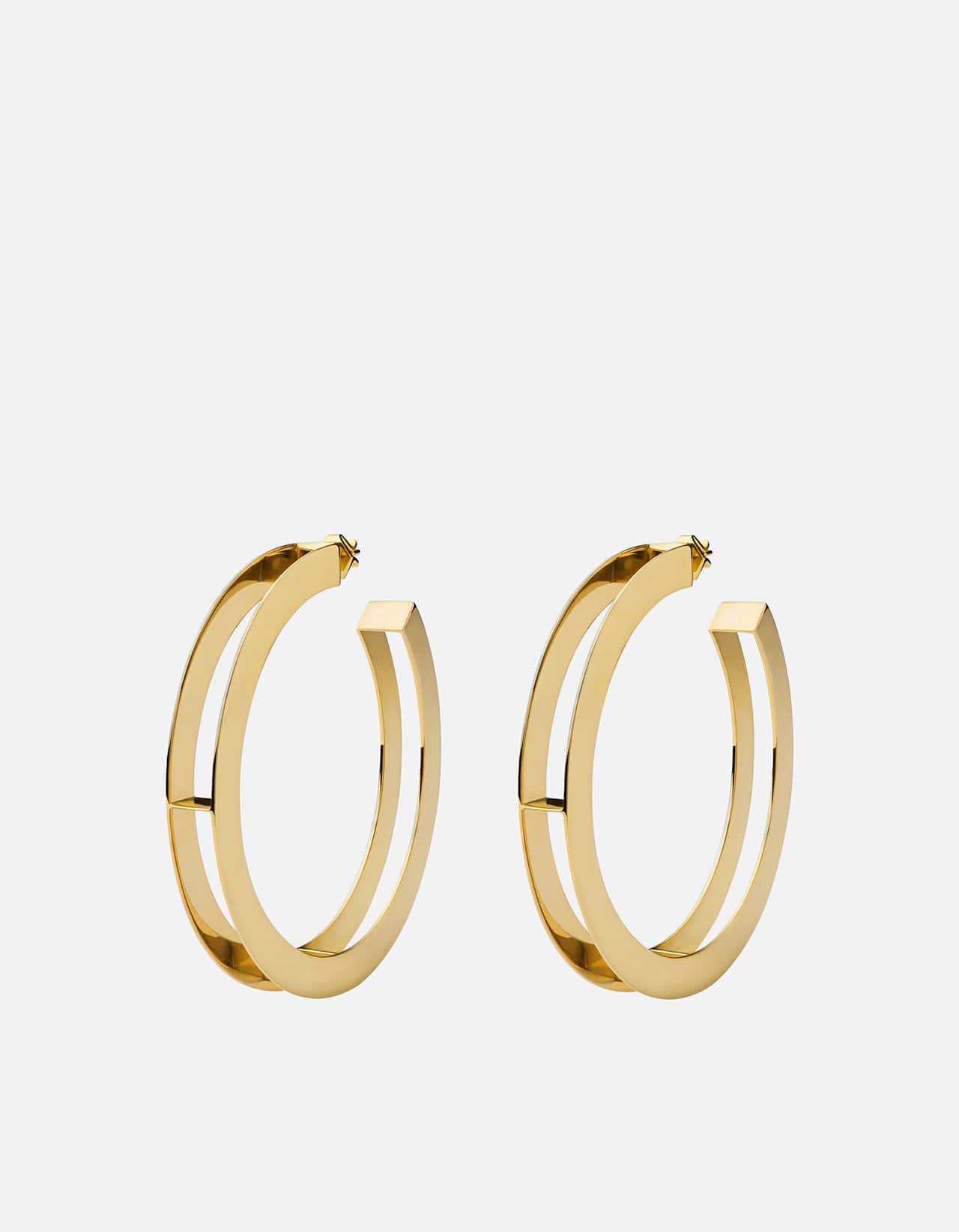 Opus Gold Earrings for Women - Elegant Dangle Hoop Earrings for Everyday Wear, Party & Special Occasions