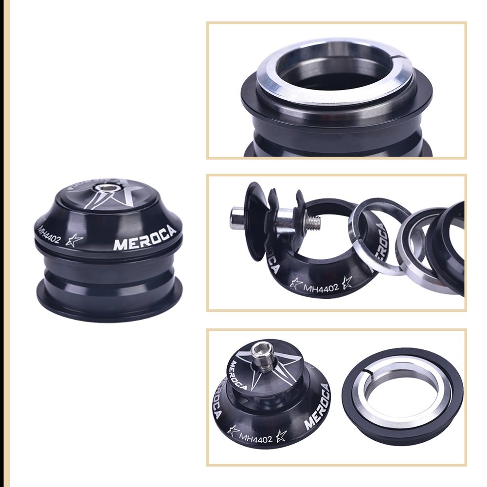 44mm Aluminum Alloy Bike Headset Bearing - MTB Mountain & Road Bike Head Tube Accessories | Durable Cycling Components for Smooth Steering & Enhanced Performance