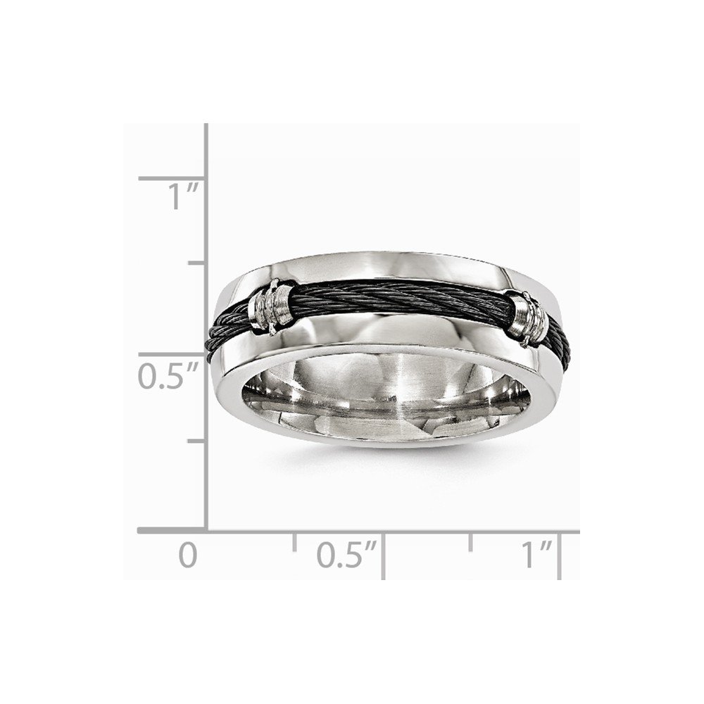 Premium 7mm Solid Titanium Wedding Band Ring for Men - Durable & Hypoallergenic - Perfect for Everyday Wear, Anniversary & Special Occasions