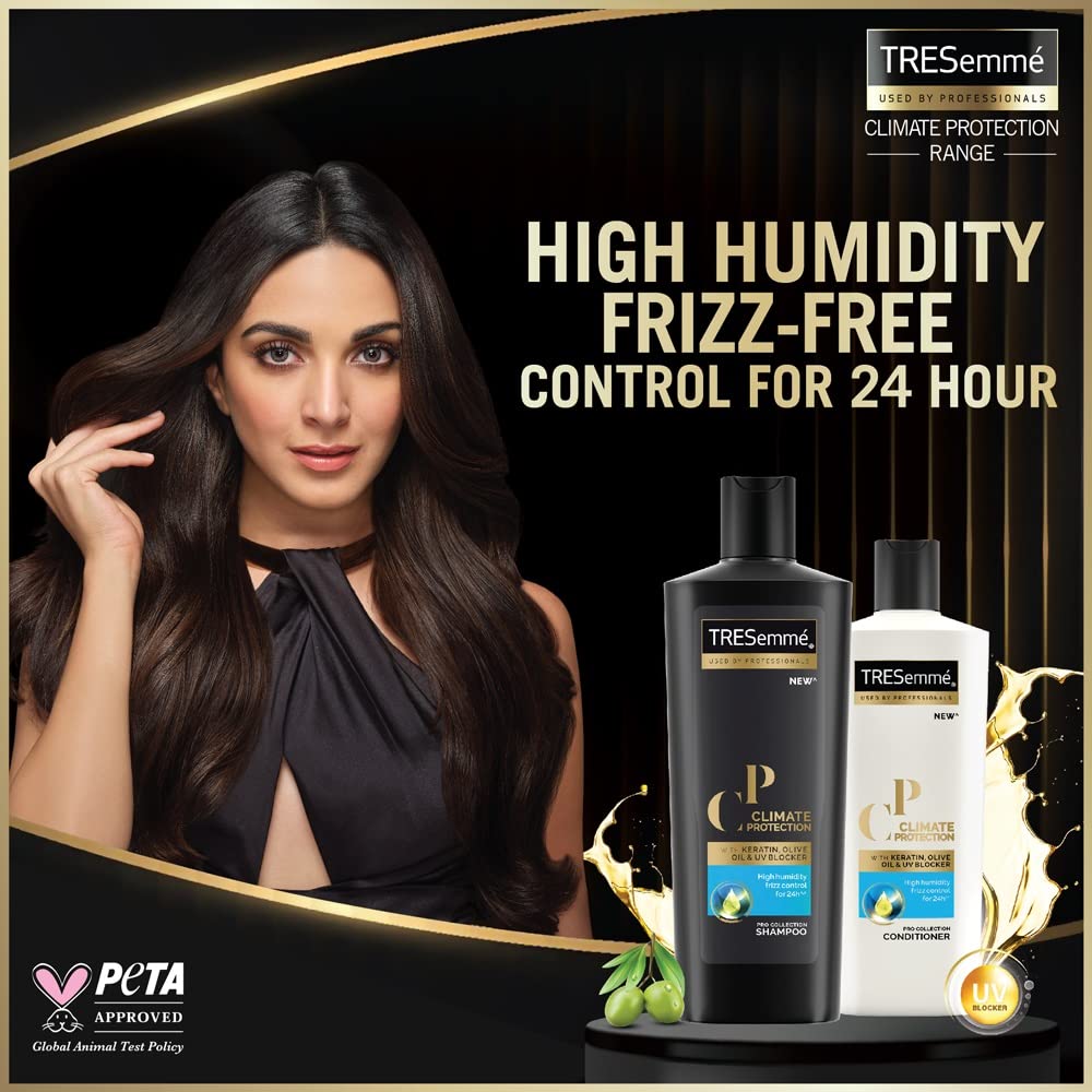 TRESemme Olive Climate Control Conditioner for Frizzy Hair - 190ml (6.4oz) - Hydrating & Smoothing Hair Care - Perfect for Dry, Damaged Hair - Use After Shampoo for Best Results