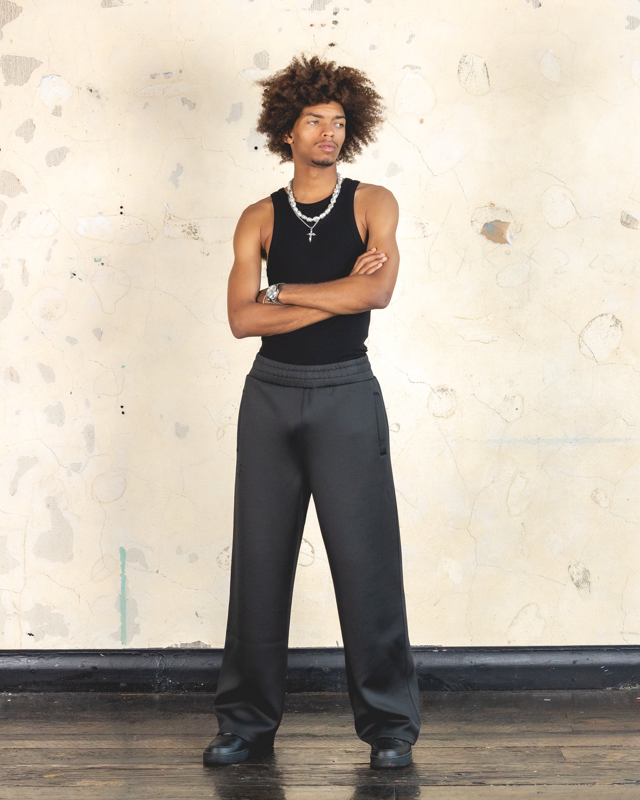 404 Ribbed Singlet for Women - Stretchy Comfortable Black Tank Top - Perfect for Yoga, Gym Workouts & Summer Casual Wear