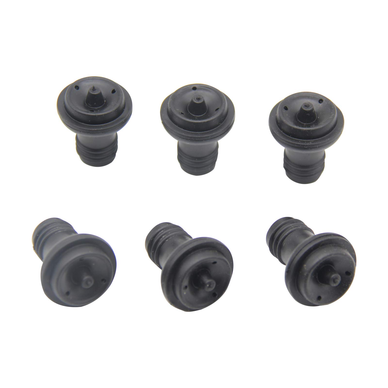 Premium Vacuum Wine Stoppers - 6 Pack | Food-Grade Rubber Wine Saver for Vacuum Pump | Preserves Freshness & Flavor | Perfect for Red, White & Sparkling Wines | Home Bars, Restaurants & Gifts