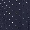 Navy & Ivory Polka Dot Bow Blouse for Women - Elegant Casual & Party Wear - Perfect for Office, Dates, and Special Occasions