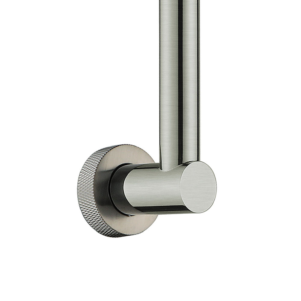 Fienza Axle Industrial Cover Plate for Kaya Gooseneck Arm Shower 422122GM in Gunmetal Grey - Durable Bathroom Hardware for Modern Farmhouse & Industrial Style Showers