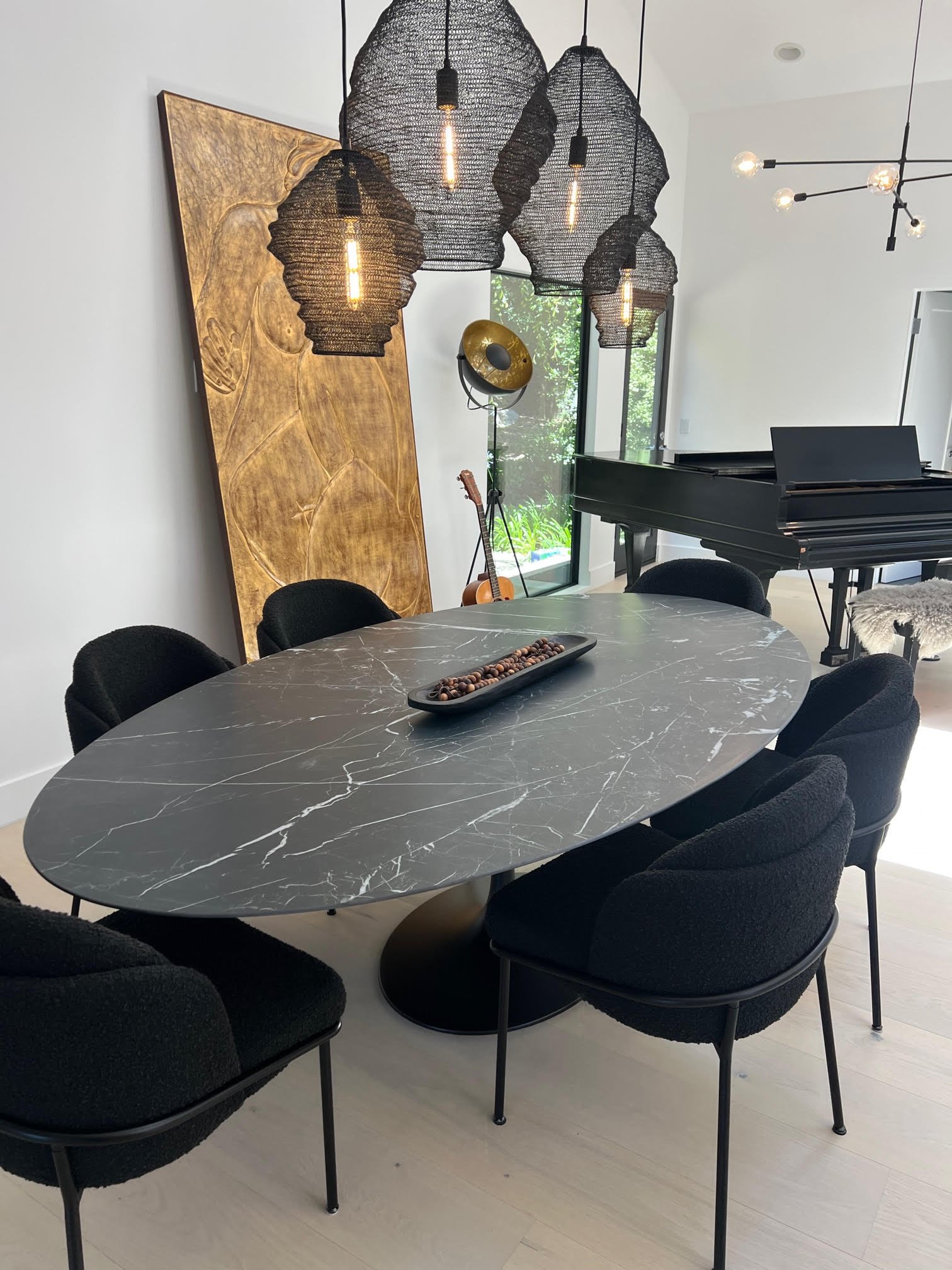 Eero Saarinen Tulip Table - 54 x 96 Inch Oval Dining Table | Mid-Century Modern Design for Dining Room, Kitchen & Office Spaces