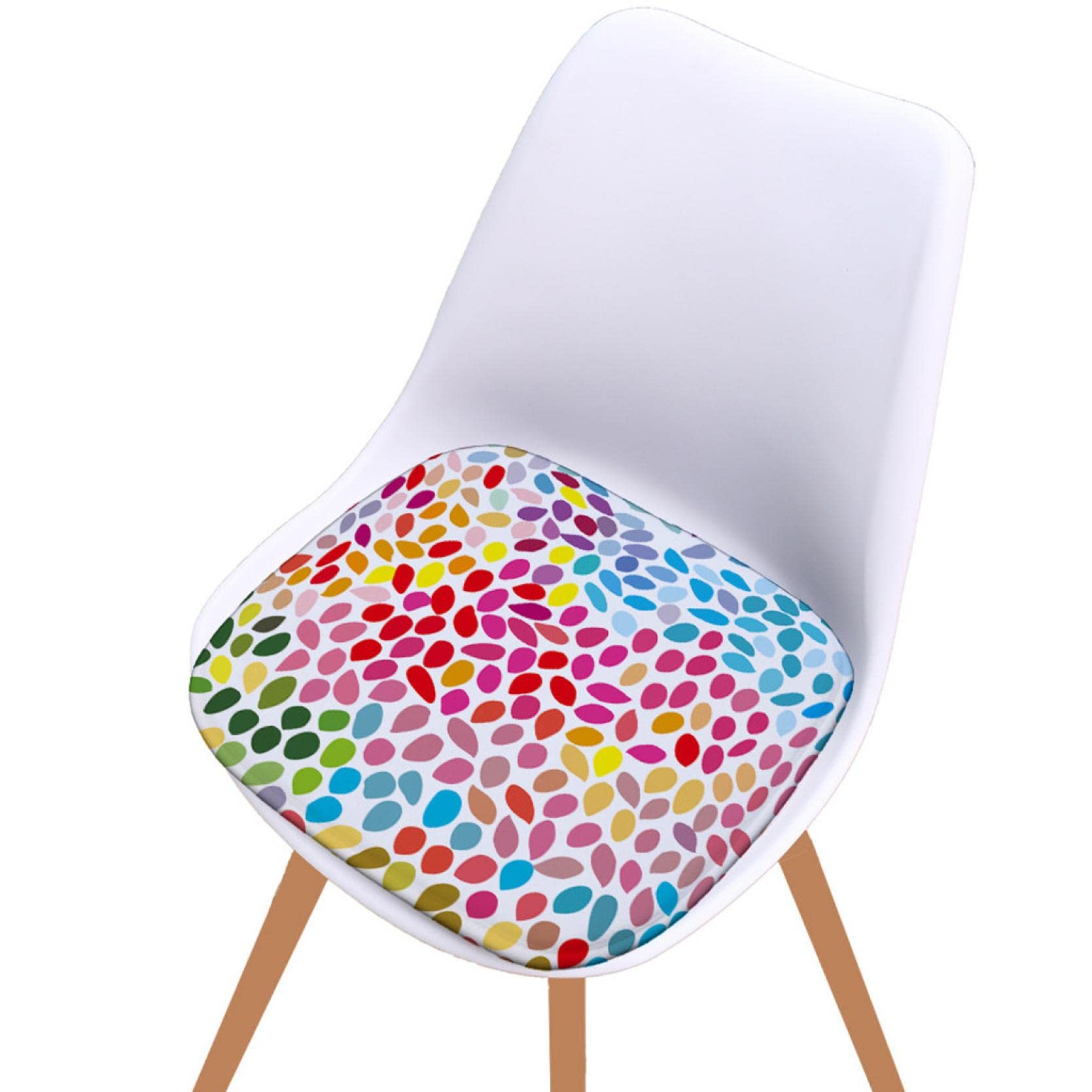 Alalaso Memory Foam Seat Cushion - Premium Office Chair & Dining Chair Pad - Ergonomic Support for Back Pain Relief - Great for Home, Office, and Christmas Decor