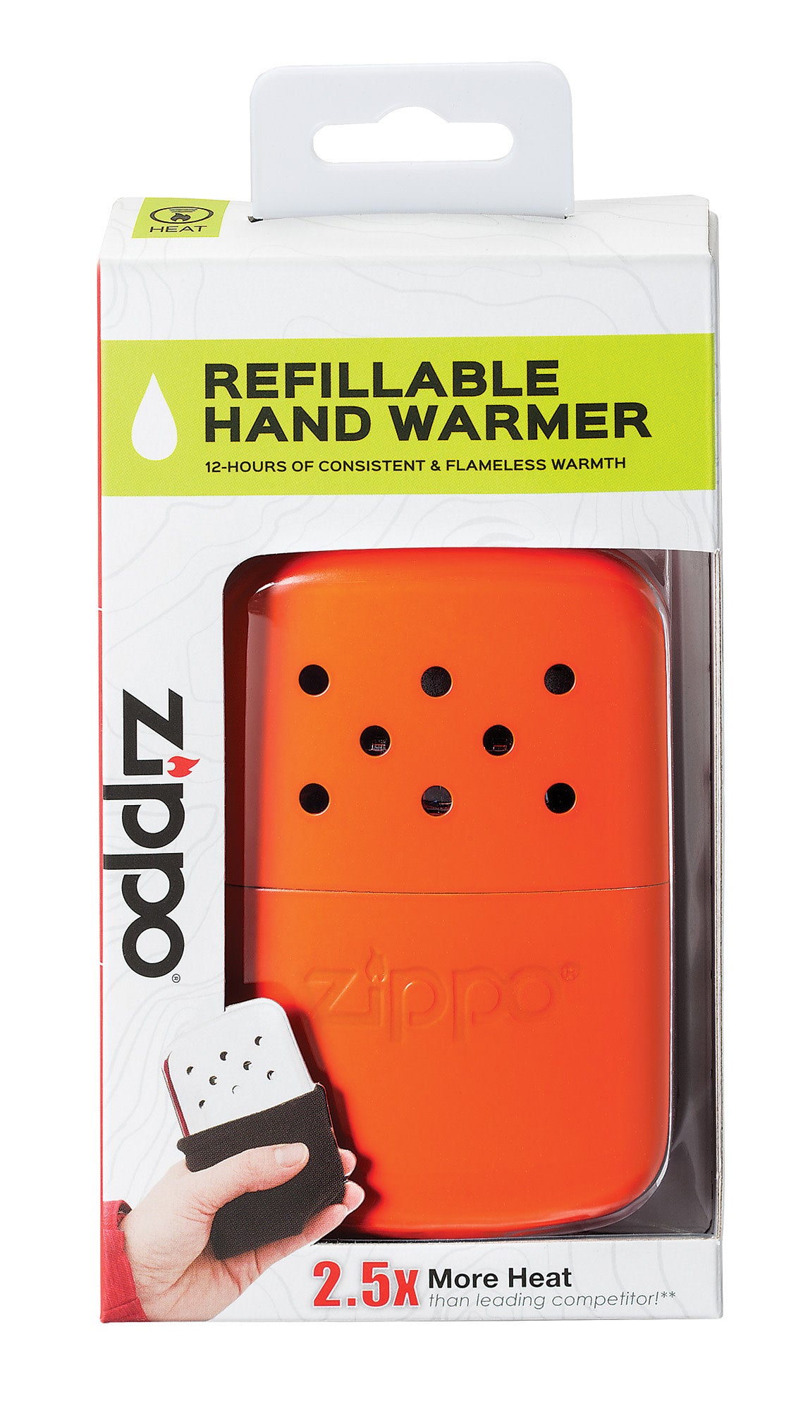 12 Hour Rechargeable Hand Warmer - Portable Electric Hand Warmer for Outdoor Activities, Camping, Hiking & Winter Sports - USB Powered Pocket Warmer for Cold Weather
