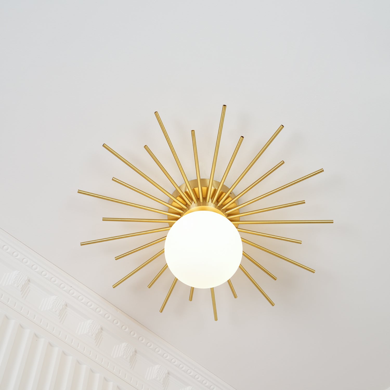 Modern Margaret Ceiling Lamp - Elegant Flush Mount Lighting Fixture for Bedroom, Living Room & Dining Room - Energy Efficient LED Light for Home Decor