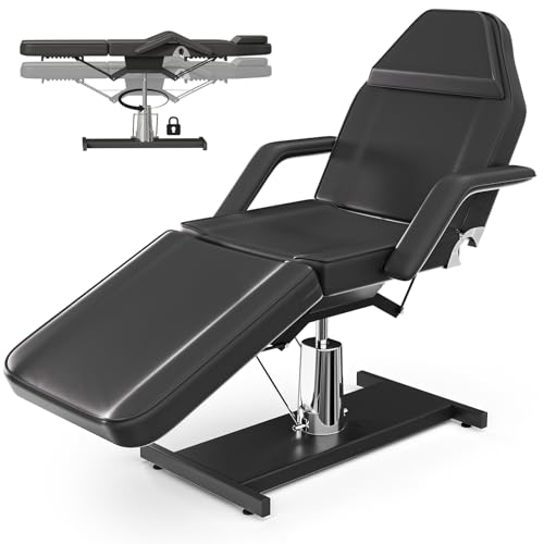 Black Hydraulic Tattoo Chair