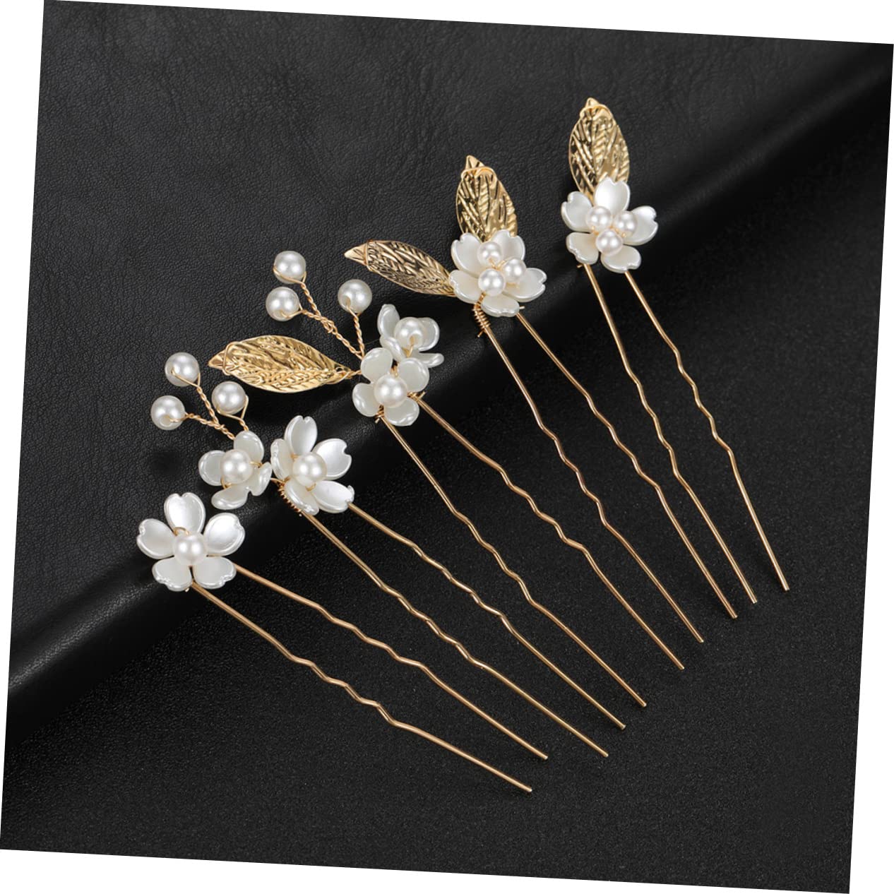 10PCS Pearl Hair Clips for Women - Rhinestone Bridal Hair Barrettes, Metal Crystal Bobby Pins, Wedding Hair Accessories with Flowers & Rhinestones - Perfect for Brides, Prom, Parties & Special Occasions