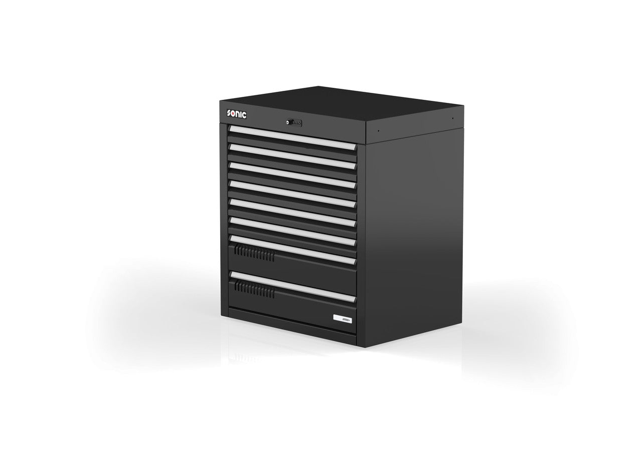 Premium Sonic Tools MSS+ 890 Series 8-Drawer Tool Cabinet - Heavy Duty Steel Storage for Mechanics & DIY - Perfect for Garage, Workshop & Professional Tool Organization
