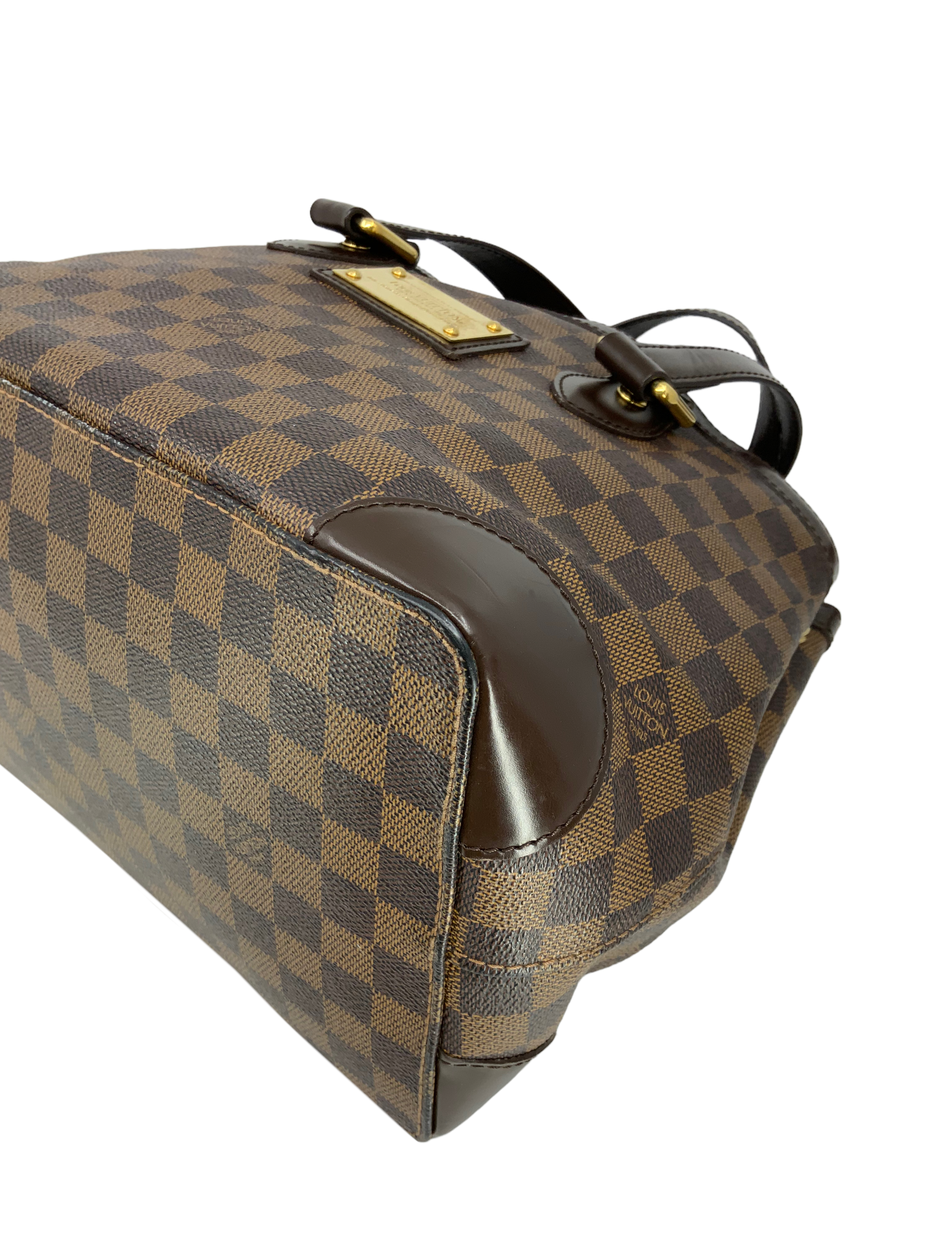 Authentic Louis Vuitton Damier Ebene Hampstead PM Handbag - Luxury Crossbody Bag for Women, Perfect for Work, Travel & Everyday Use