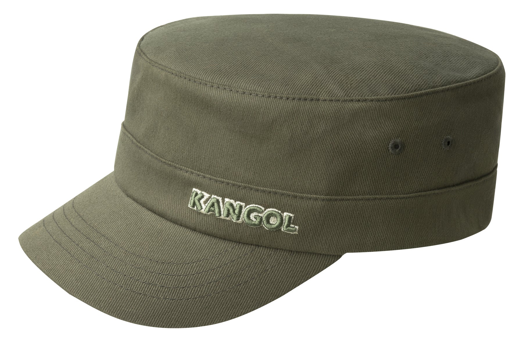 Kangol Cotton Twill Army Cap - Military Style Hat for Men & Women - Green Outdoor Adventure & Casual Wear