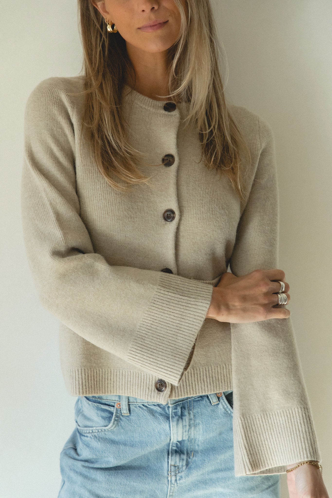 Brooklyn Button Cardigan for Women - Soft & Stylish Knit Sweater | Perfect for Fall & Winter Layering, Office Wear & Casual Outfits