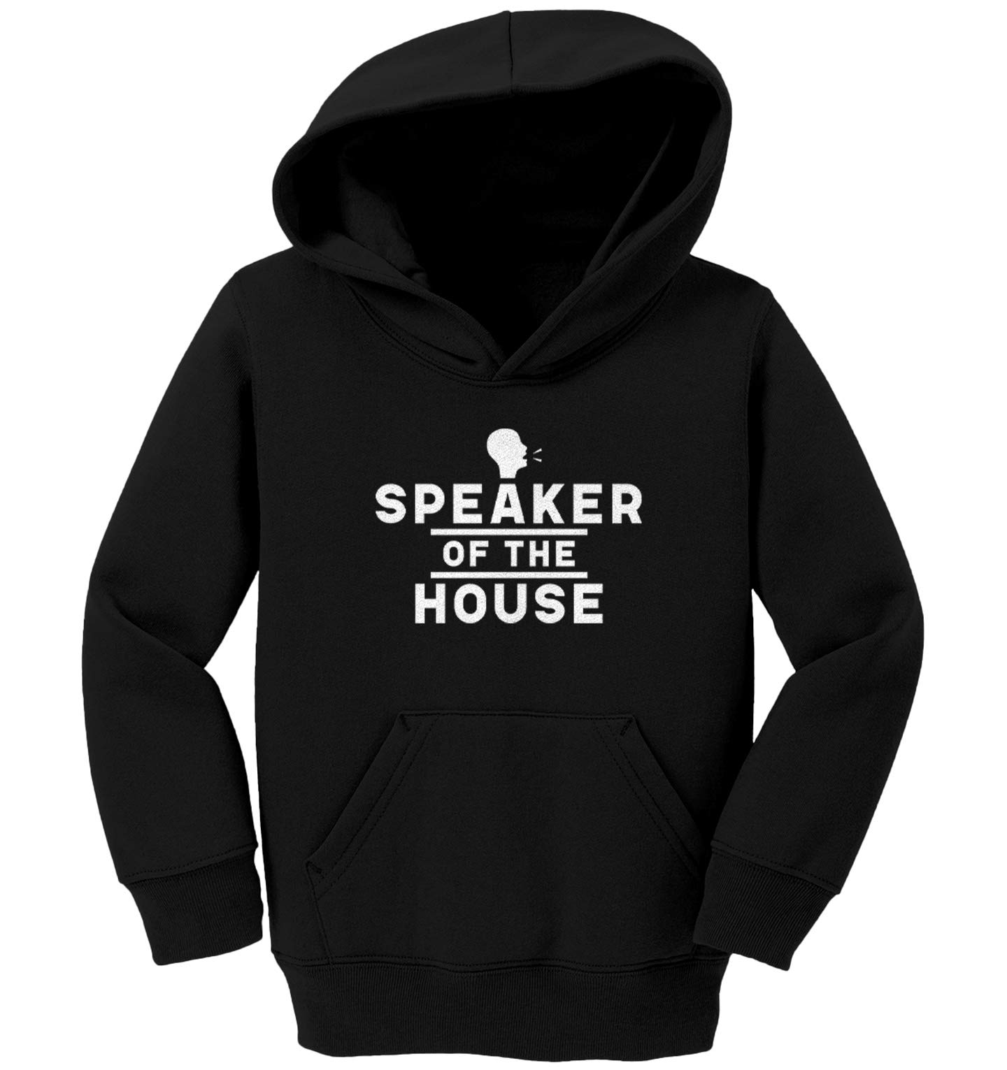 Speaker of the House Funny Fleece Hoodie for Toddlers & Kids - Cute Warm Pullover for Playdates, School & Family Outings