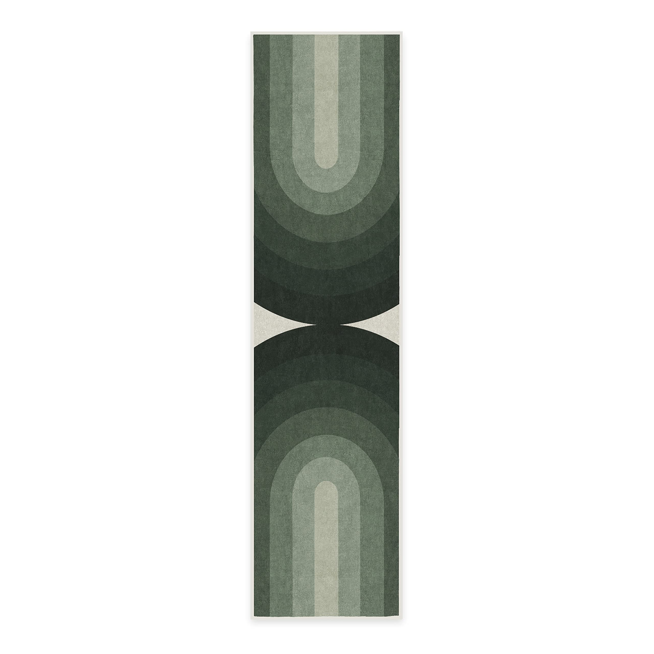 Ruggable Washable 2x10 Runner Rug in Absida Sage - Non-Slip Premium Hallway, Kitchen, Entryway Rug for Living Room, Bedroom & Office - Perfect for High Traffic Areas & Pet-Friendly Homes