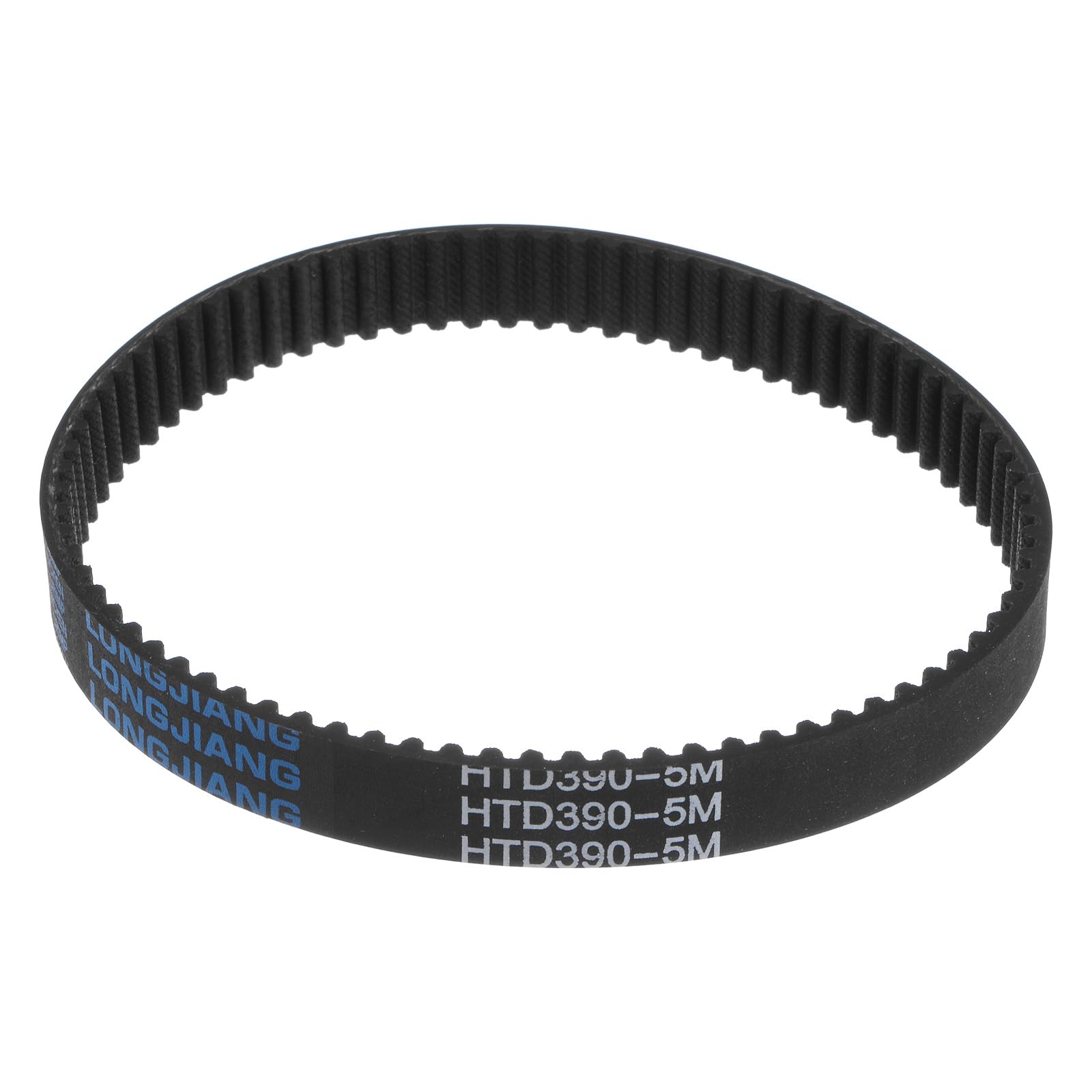 HTD5M-390 Rubber Timing Belt 78 Teeth 20mm Width 390mm Pitch Length Synchronous Drive Belt for 3D Printers, CNC Machines, and Industrial Equipment