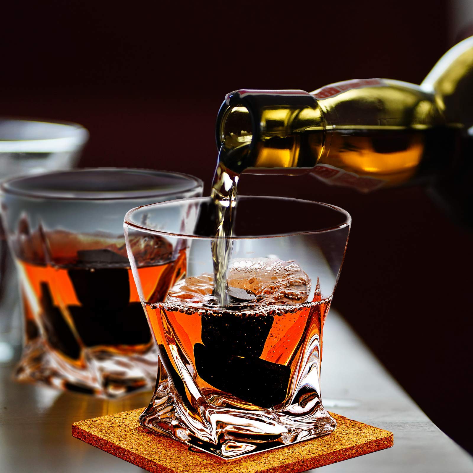Whiskey Stones Gift Set for Men - Perfect for Christmas & Anniversaries