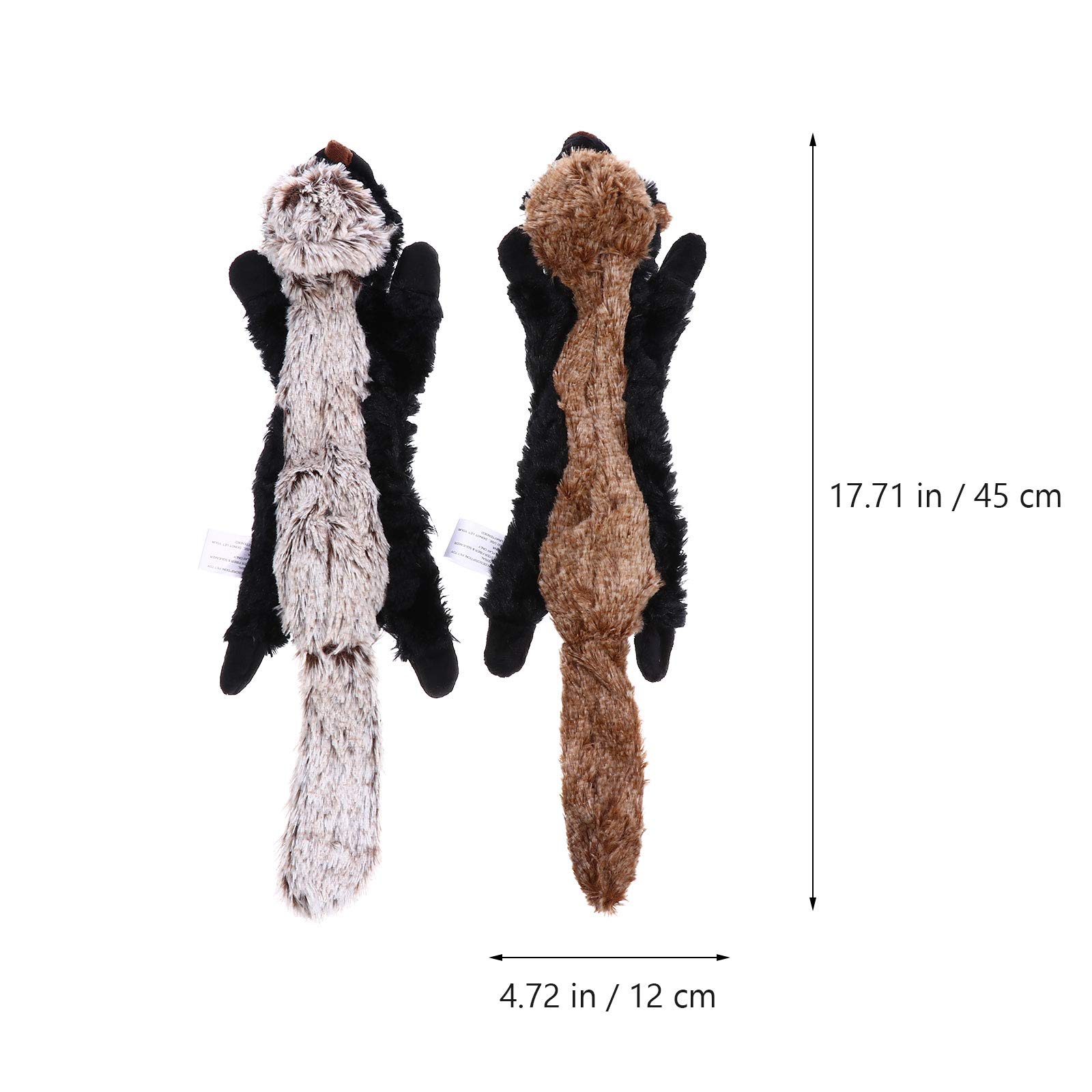 Baluue 2Pcs Interactive Squeaky Dog Toys - Plush Stuffed Sloth Pet Toys for Puppies, Chew Resistant & Bite Proof - Perfect for Indoor Play, Training & Bonding with Your Dog