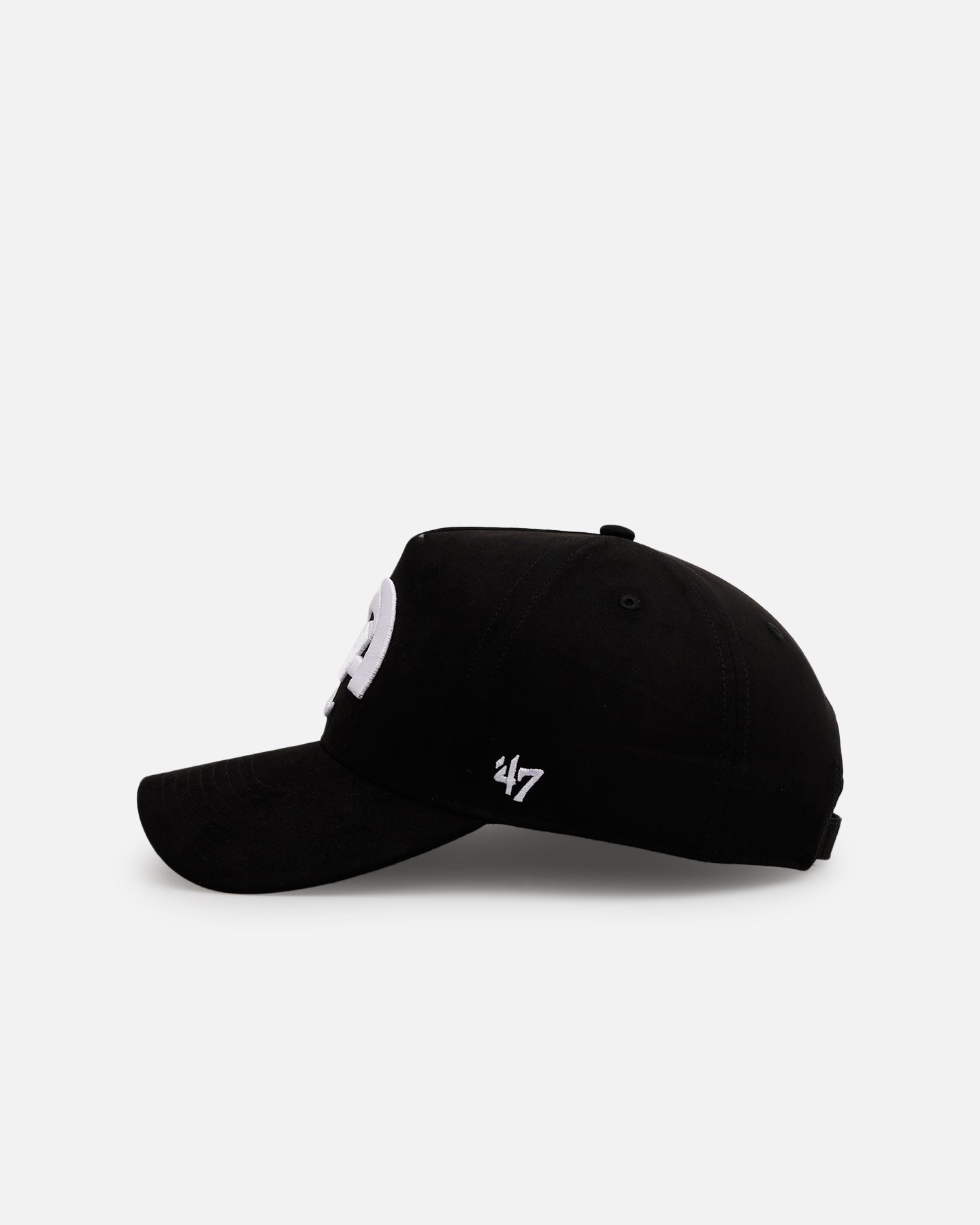 Los Angeles Rams 'Ultrasuede' 47 MVP Strapback Hat - Black & White Adjustable Snapback for NFL Fans & Game Day Outfits