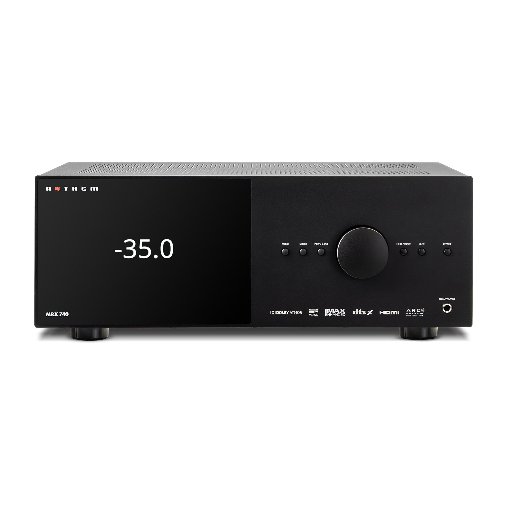 Anthem MRX 740 8K Dolby Atmos Home Theater AV Receiver - Premium Audio for Movies, Gaming & Music Streaming