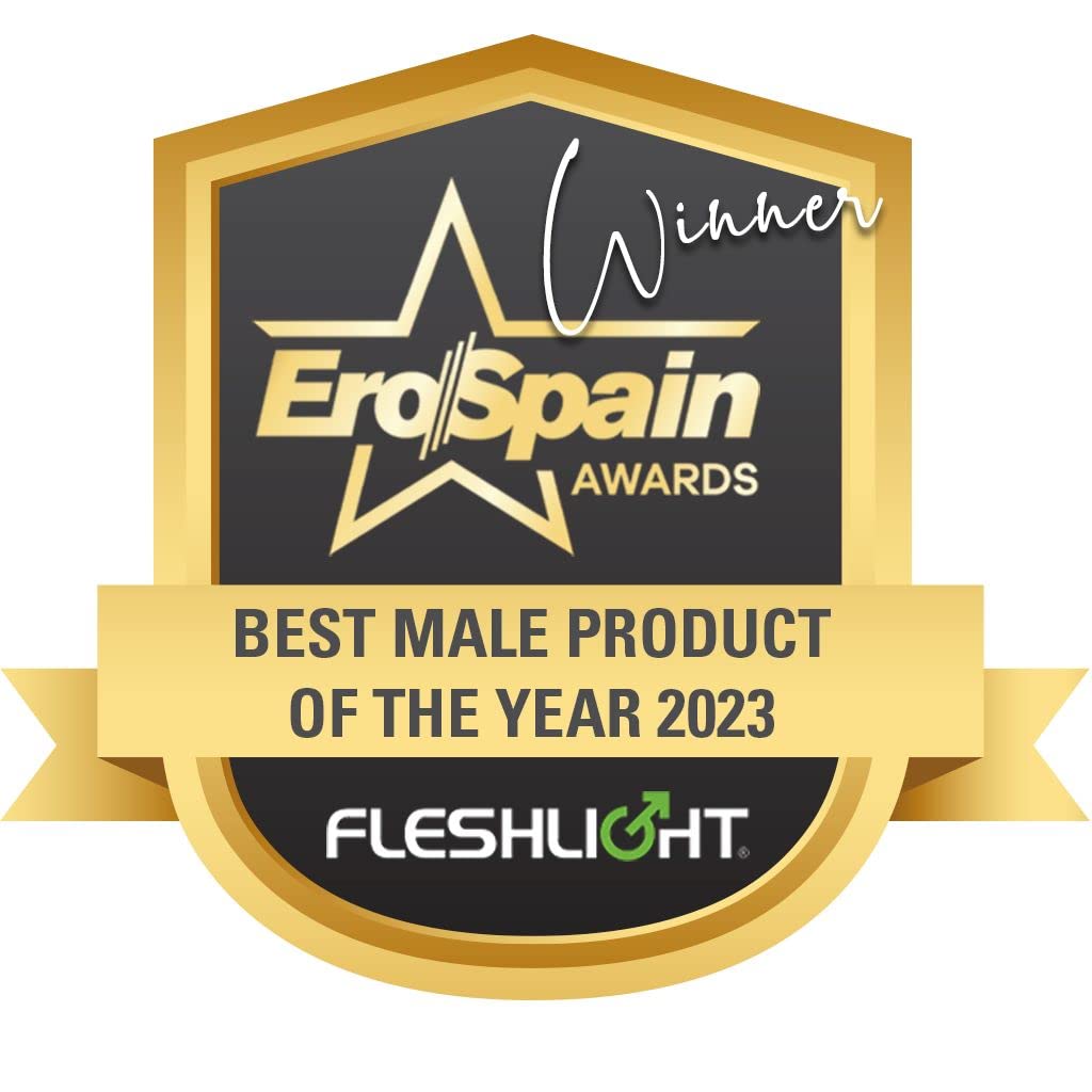 Realistic Fleshlight Male Masturbator - Reno Gold Goldenboy Adult Sex Toy for Men | Lifelike Male Sex Toy for Solo Pleasure & Couples Play | Discreet & Easy to Clean