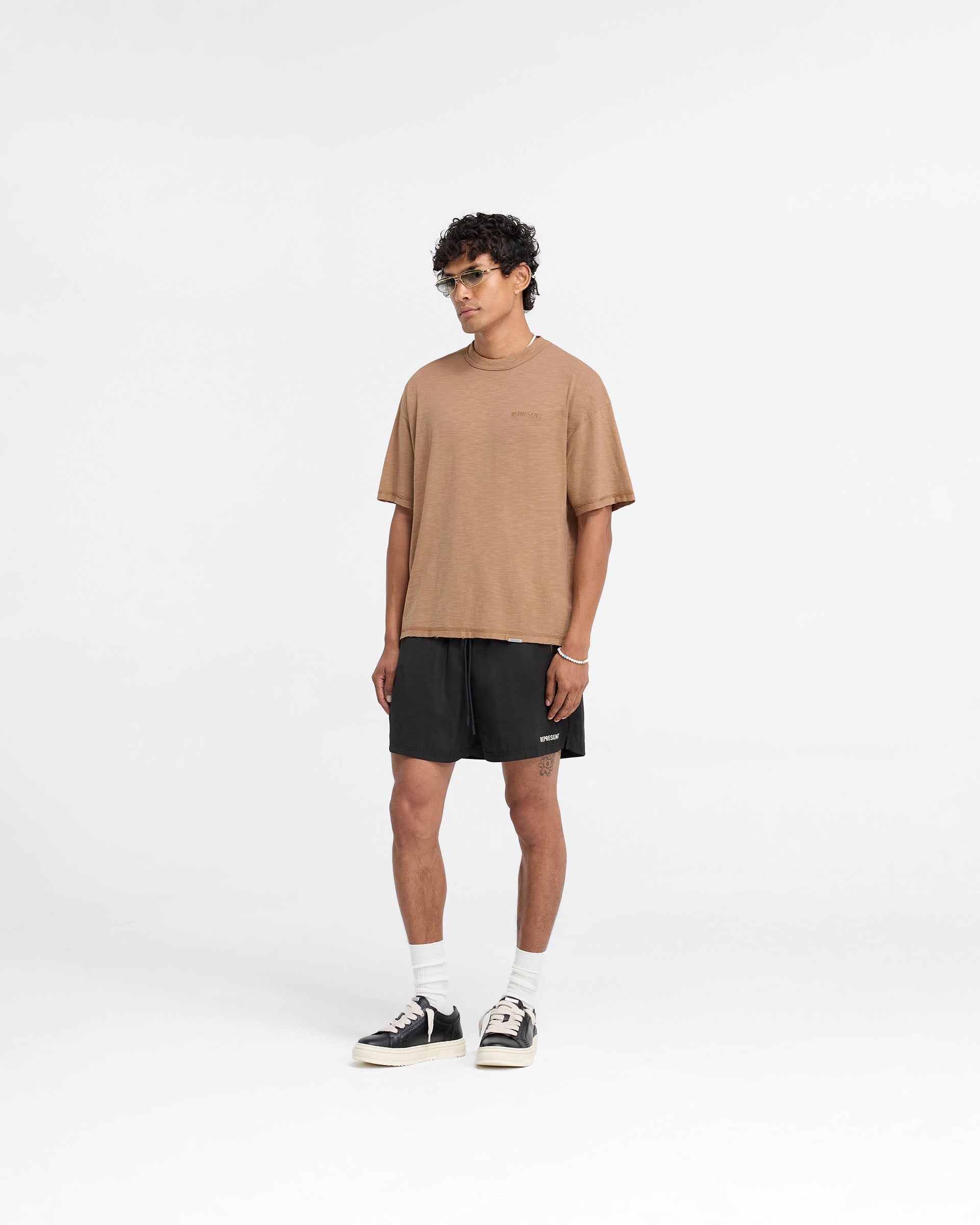 Soft Slub Cotton T-Shirt for Men & Women - Comfortable Walnut Brown Tee - Perfect for Casual Wear, Outings & Everyday Comfort