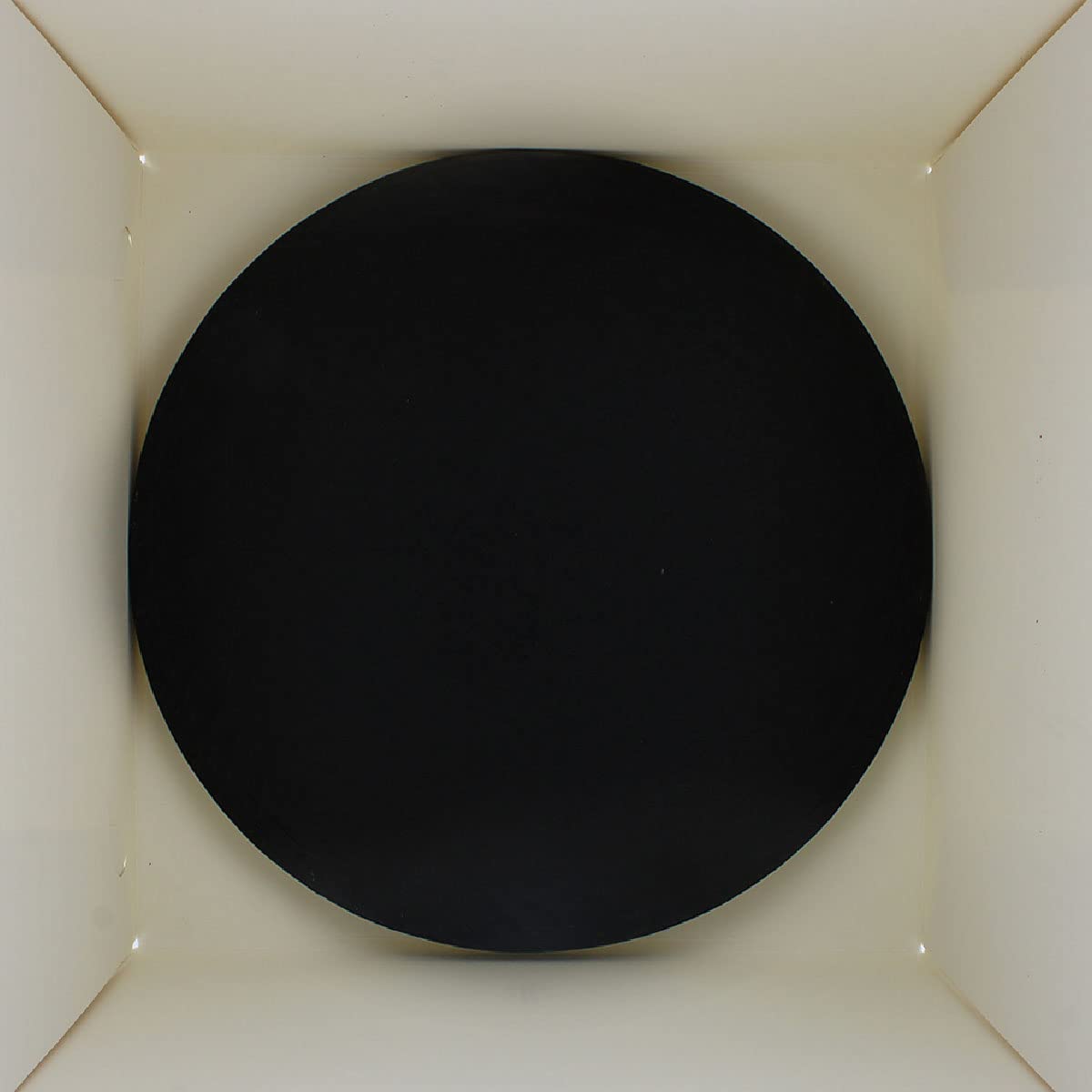 Culpitt 12-Inch Round Black Cake Board with White Cake Box - 0.5'' Thick Cake Drum & Matching Transport Box for Birthday, Wedding & Halloween Treats - Durable 13mm Cake Stand for Professional Bakers & Home Bakers