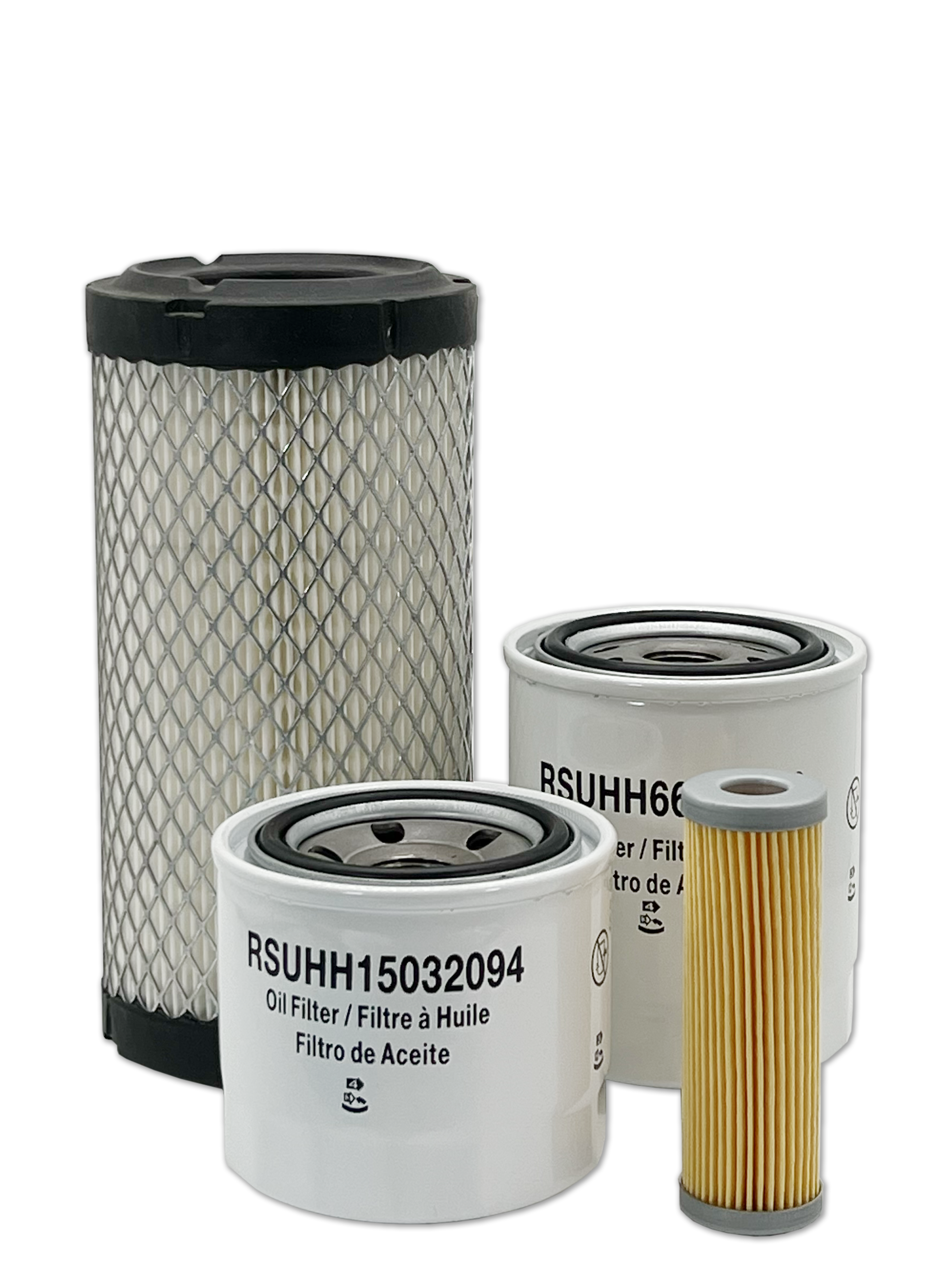 Kubota B2100HST DB Tractor Maintenance Filter Kit - Air, Oil & Fuel Filters Replacement Set for Kubota Tractor - Perfect for Routine Maintenance & Engine Protection