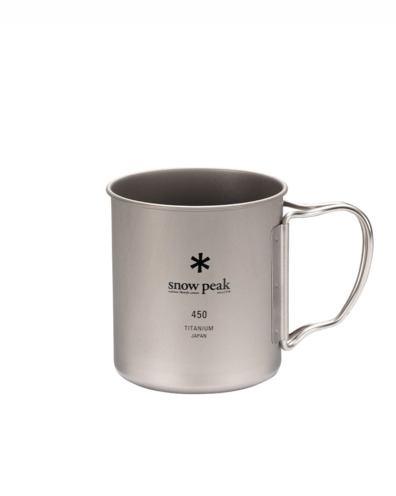 Titanium Single 450 Cup - Lightweight & Durable Camping Coffee Mug for Outdoor Adventures, Hiking & Travel