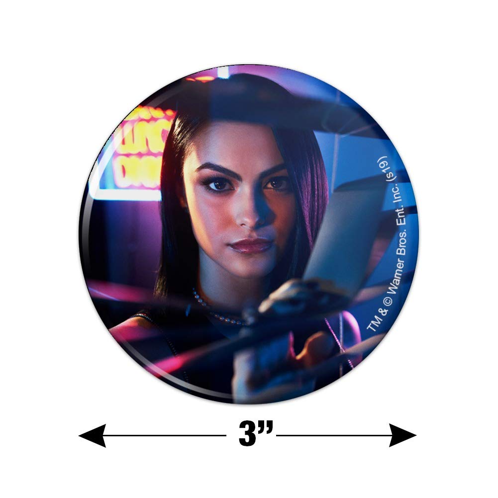 Riverdale Veronica Lodge Character Kitchen Refrigerator Locker Button Magnet - Fun Collectible for Fans, Perfect for Fridge Decor, Lockers, and Office Bulletin Boards