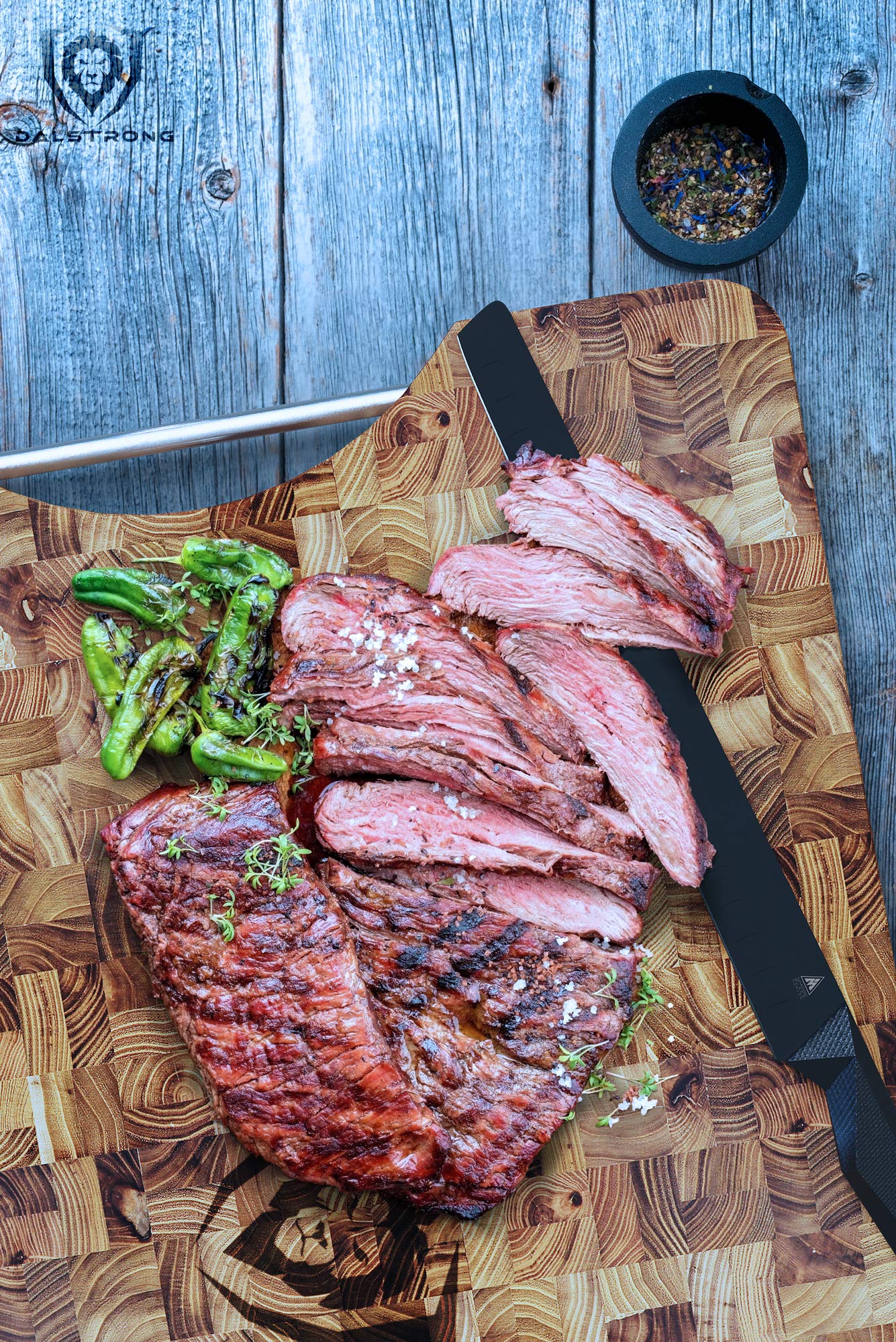 Premium Dalstrong Lionswood Colossal Teak Cutting Board - Extra Large, Durable & Knife-Friendly for Professional Chefs & Home Cooking