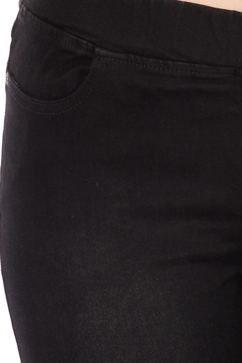 Women's Flare Jeans - Stretchy Elastic Pull-On Skinny Bootcut Denim Jeggings for Casual & Night Out | Perfect for Work, Date Nights & Weekend Wear