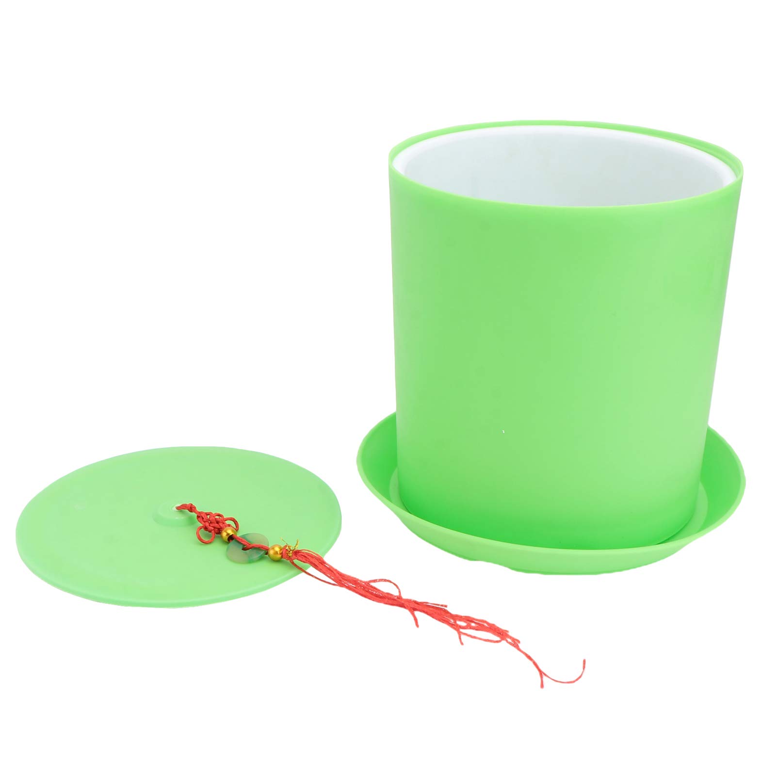 Organic Bean Sprout Growing Kit - Yardwe Seed Sprouter Pot for Home Garden & Kitchen | Green Vegetable Seedling Planter Bucket | Perfect for Indoor Herb Gardening, Healthy Salads & Fresh Sprouts