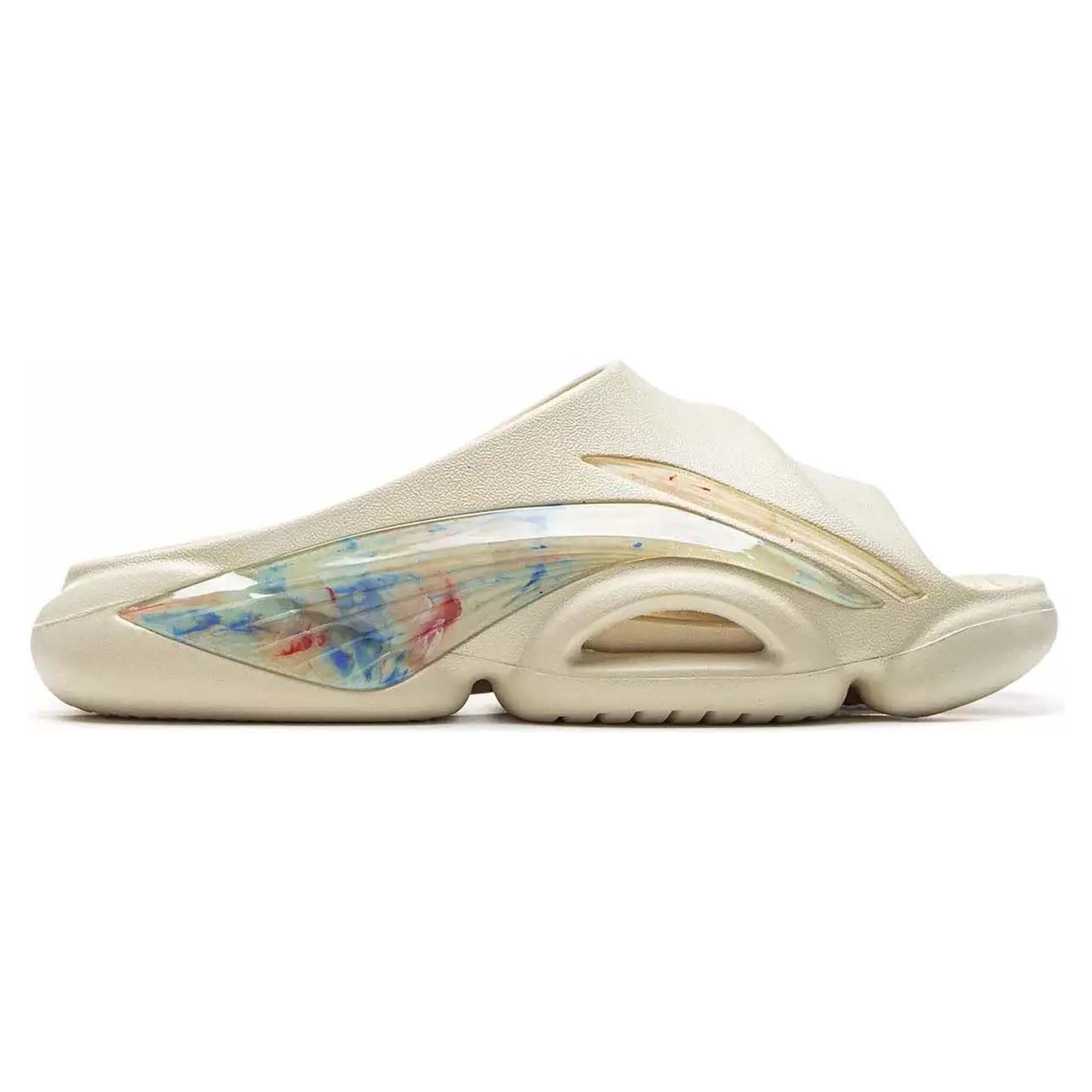 Bad 5 OG 'White Multi' Men's Slides - Comfortable Summer Sandals for Beach, Pool & Casual Wear
