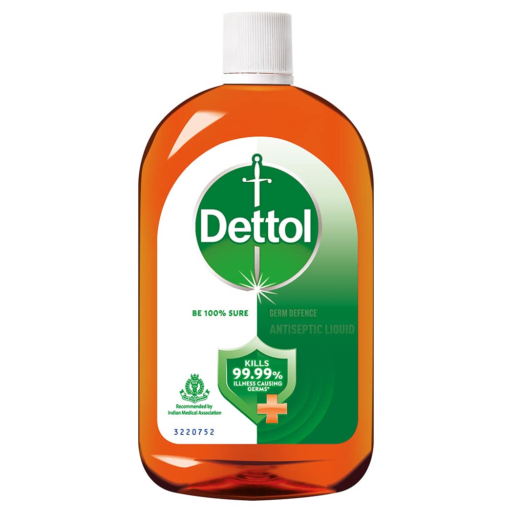 Dettol Antiseptic Liquid 1000ml - First Aid, Surface Disinfection & Personal Hygiene | Antibacterial Body Wash 250ml for Men & Women | Soap-Free Shower Gel with 12-Hour Odor Protection | Ideal for Home, Hospital & Gym Use