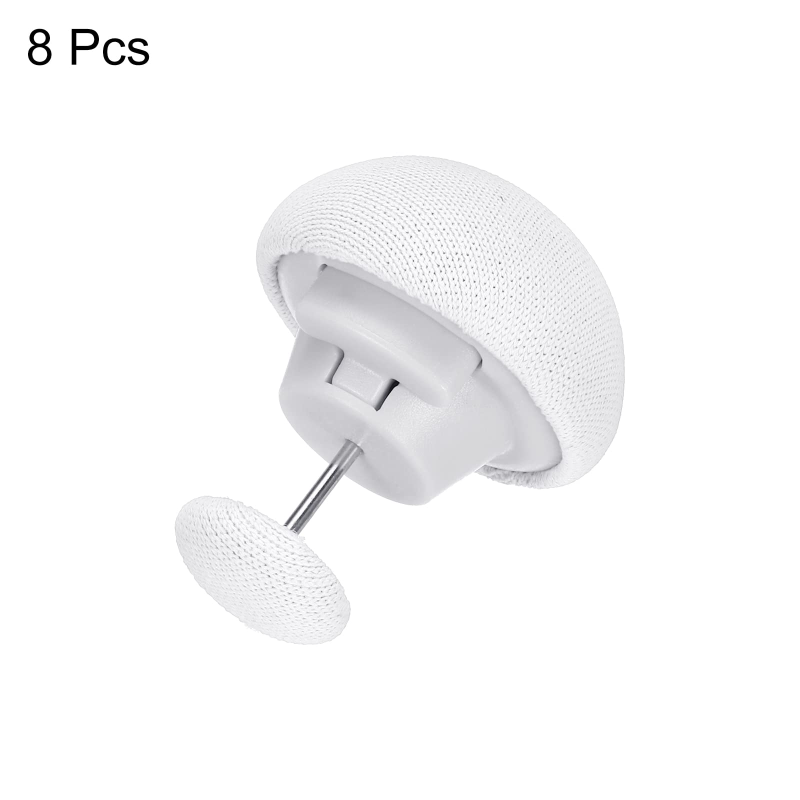PATIKIL 8-Piece Quilt Cover Clips Set - Strong Plastic Duvet Fasteners for Bedding, Cushions & Curtains - Secure Corners in Place - White Home Decor Accessories - Perfect for Bedroom, Living Room & Dorm Organization