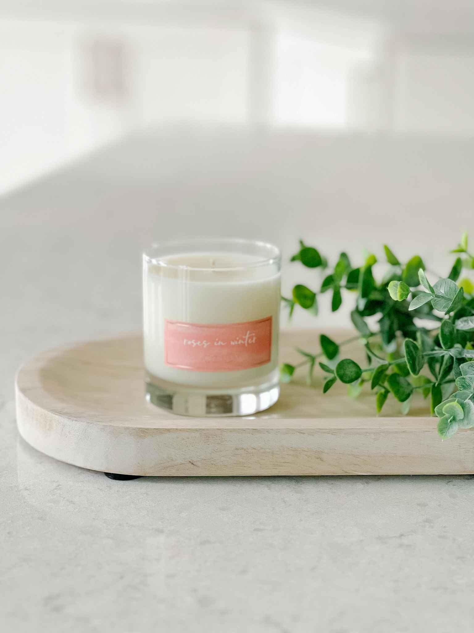 Our Lady of Guadalupe Scented Candle - Winter Roses with Fir Needles & Castilian Rose Fragrance for Home Decor, Relaxation & Spiritual Meditation