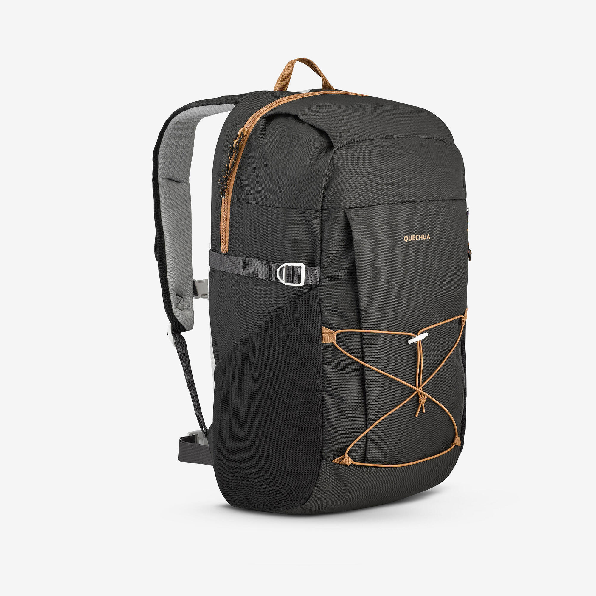 Quechua NH Arpenaz 100 30L Lightweight Hiking Backpack for Men & Women - Water-Resistant Daypack for Outdoor Camping, Trekking & Travel Adventures