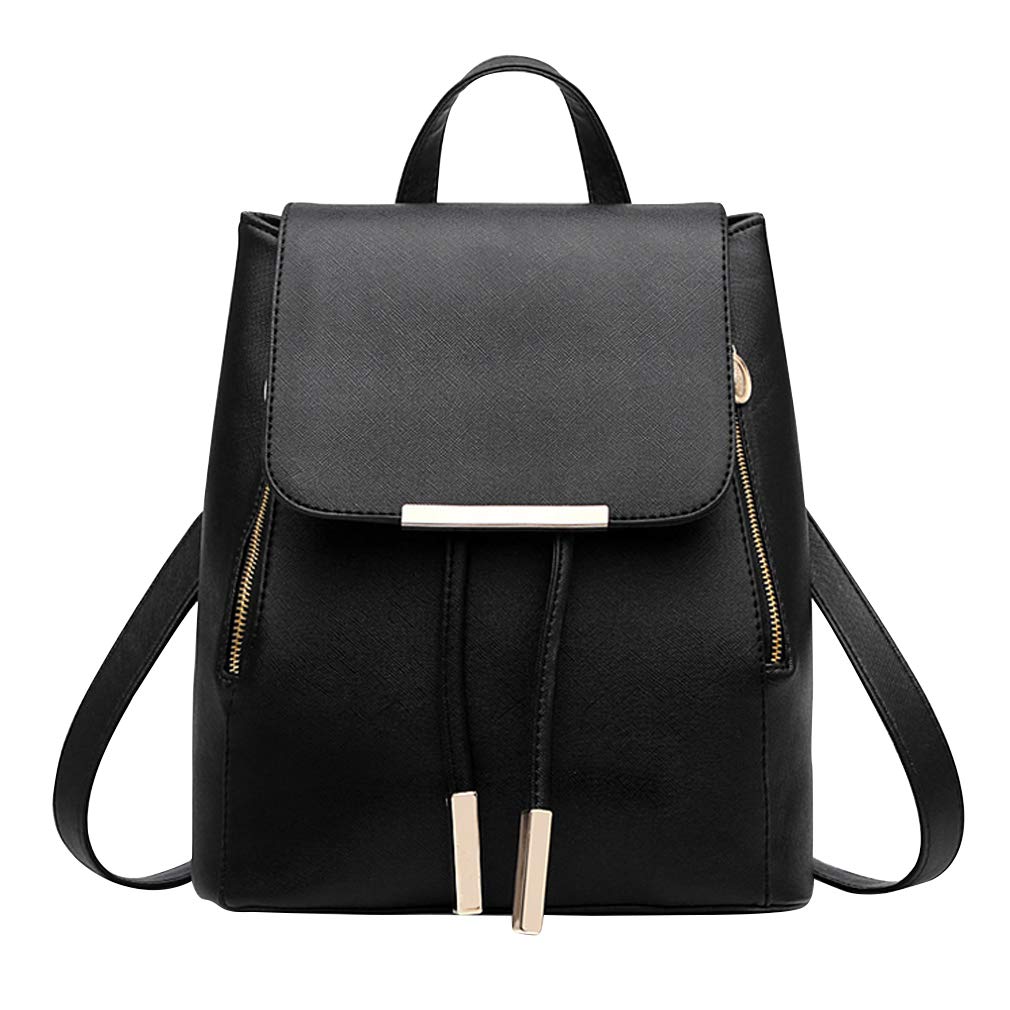 Stylish Women's Small PU Leather Backpack - Anti-Theft Waterproof Mini Rucksack for School, Travel & Daily Use | Fashionable Handbag & Casual Daypack for Work, College & Outdoor Adventures