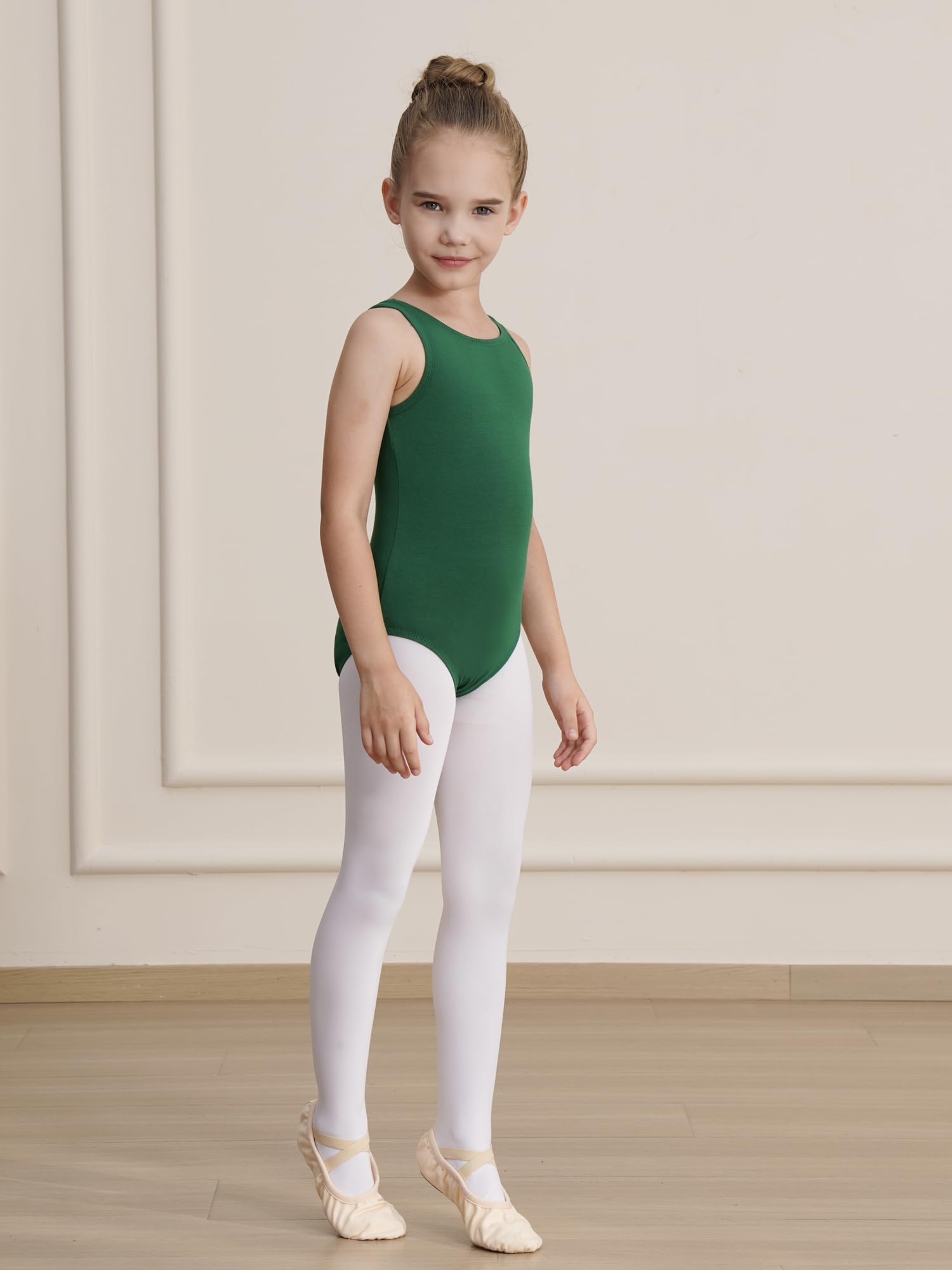 Girls Gymnastics Leotards - Sleeveless Ballet Tank Top for Dance & Performance | Perfect for Gymnastics, Ballet Practice, Recitals & Competition