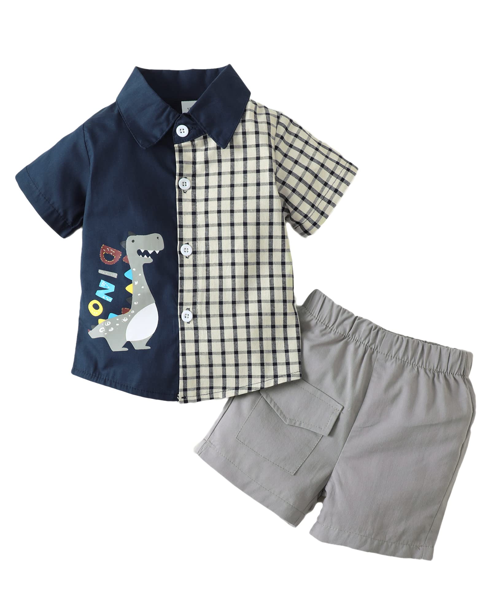Toddler Baby Boy Clothes Set - 100% Cotton Short Sleeve Summer Outfits for Little Boys | Perfect for Playtime, Daycare & Family Outings