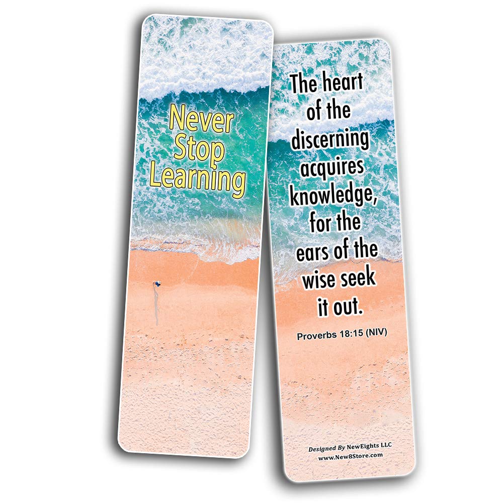 NewEights Living Your Purpose Bible Verses (30-Pack) - Inspirational Scripture Cards for VBS, Sunday School, Easter, Baptism, Thanksgiving & Christmas - Perfect for Worship, Bible Study & Gift Giving